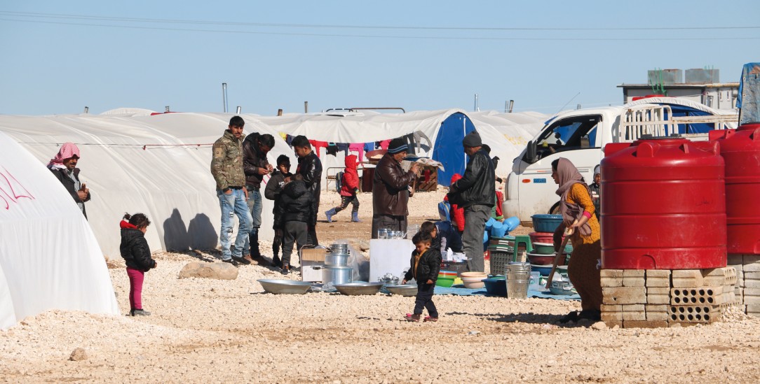 Leben im Provisorium: Im Camp Waskuhanni sind Menschen untergebracht, die im Oktober 2019 durch die türkische Invasion heimatlos wurden (Foto: Schmidinger)