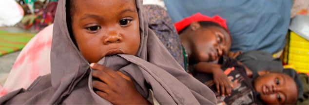 In Kenia, Somalia und Äthiopien leiden knapp zwölf Millionen Menschen unter der Hungerkatastrophe (Foto: pa/dpa)