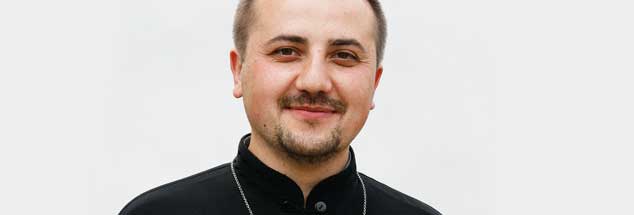 »60 Prozent der Ukrainer trauen den Kirchen, aber nur 15 Prozent trauen dem Staat«: Priester Andriy Mykhaleyko (Foto: Vasile Dancus)