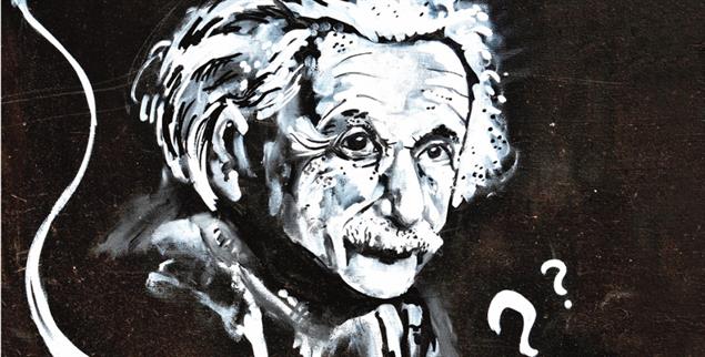 Stolz sein auf die deutsch-jüdische Vergangenheit: Albert Einstein (Illustration: Lucian Milasan / Alamy Stock Photo)