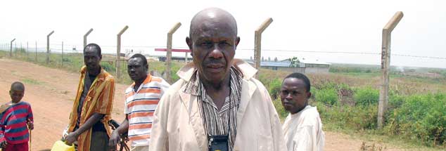 Der Kenianer Ongwek: Ein Mann ohne Land, eines von vielen Opfern des US-Unternehmers Burgess (Foto: Pearce)