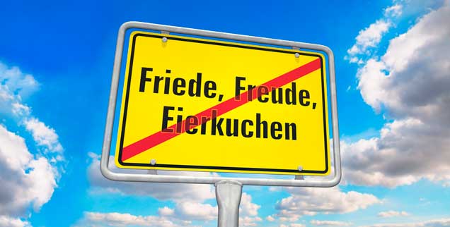 Nix is mit Friede, Freude, Eierkuchen: Die Kirchen lassen einen Experten-Sozialwort schreiben; die Basis ist verärgert. (Foto: bluedesign/Fotolia)