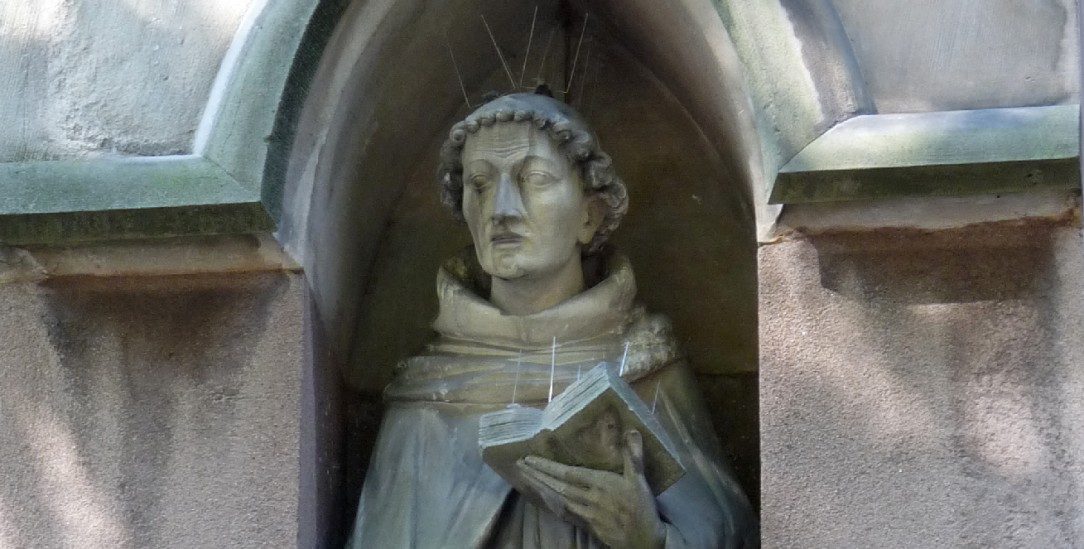 Johannes Tauler-Statue in Straßburg (Foto: Wikipedia/Ji-Elle)