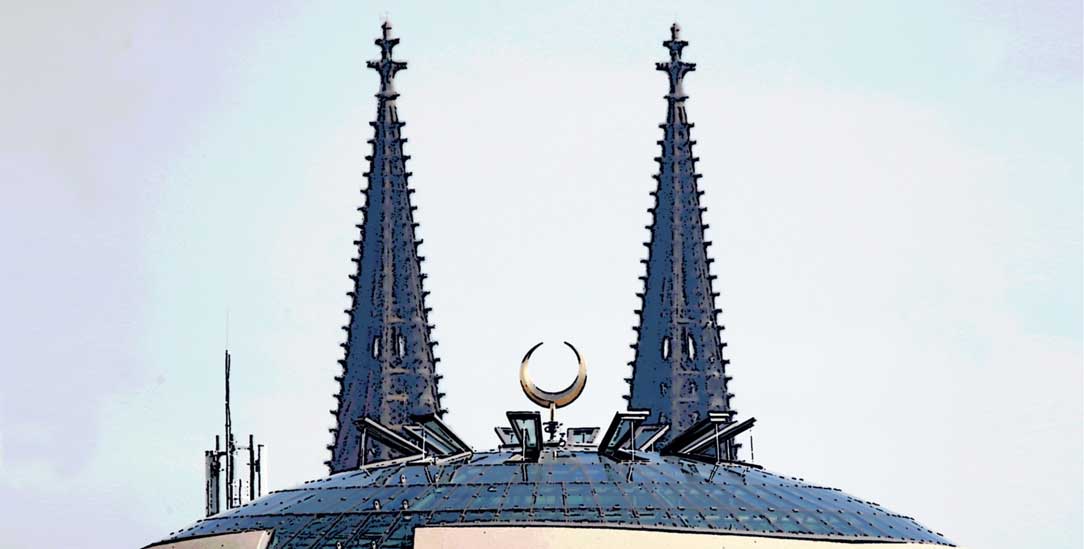 Muezzin-Rufe in Köln: schlicht ein Gebot der im Grundgesetz garantierten Religionsfreiheit. (Foto: Reuters/Wolfgang Rattay.)
