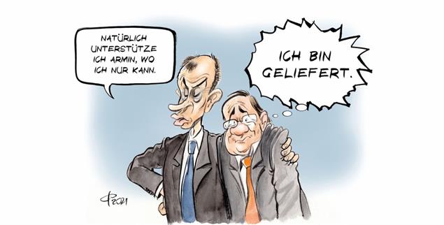 (Zeichnung: PA/Die Kleinert/Paolo Calleri)