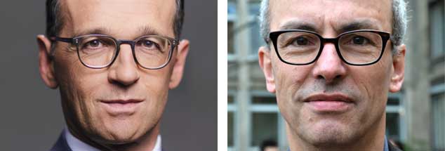 Bundesjustizminister Heiko Maas (linkes Bild) will, dass Kinderehen automatisch bei der Einreise an der Grenze annulliert werden, der Journalist Ludwig Greven hat Bedenken (Foto: Thomas Koehler/photothek.net; wikimedia/Bernd Schwabe)