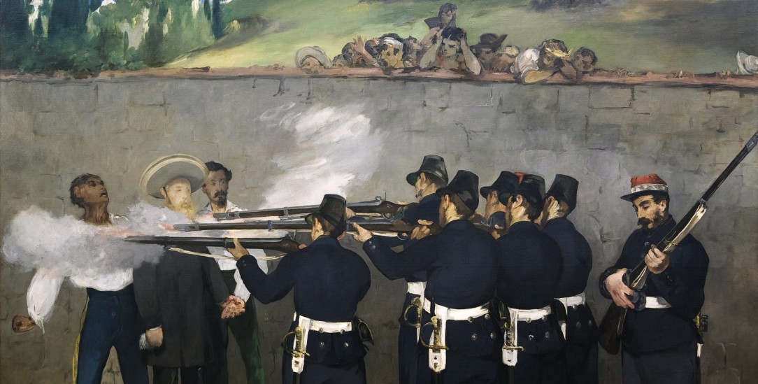 Bilder voller Gewalt brennen sich ein: »Die Erschießung Kaiser Maximilians« (1868-1869) von Édouard Manet (Foto: Kunsthalle Mannheim/Yücetas)