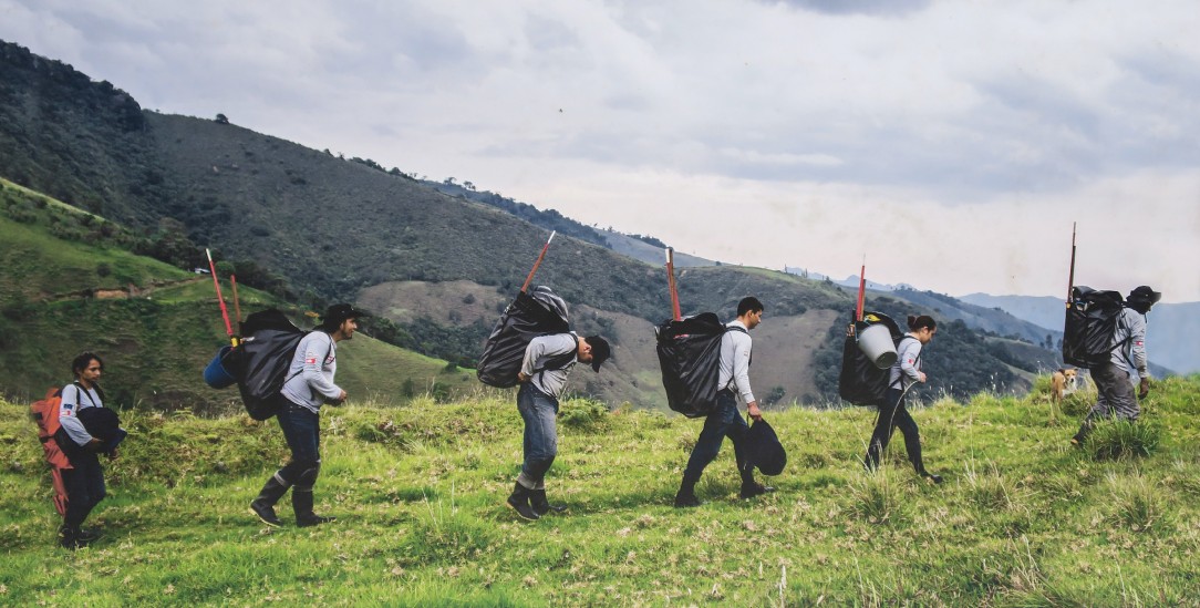 Im Einsatz: Die Minenräumer der Compaña Colombiana Contra Minas sind in ganz Kolumbien aktiv. (Foto: Knut Henkel)