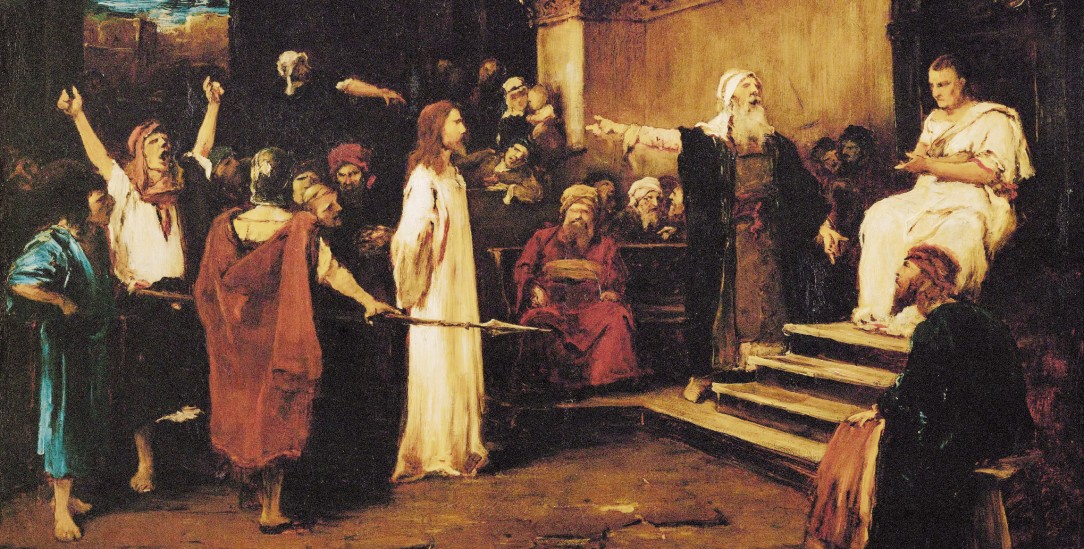 Gelitten unter Pontius Pilatus: Das Gemälde von Mihaly Munkacsy (1844-1900) trägt den Titel „Christus vor Pilatus“ (Foto: akg-images / Erich Lessing)