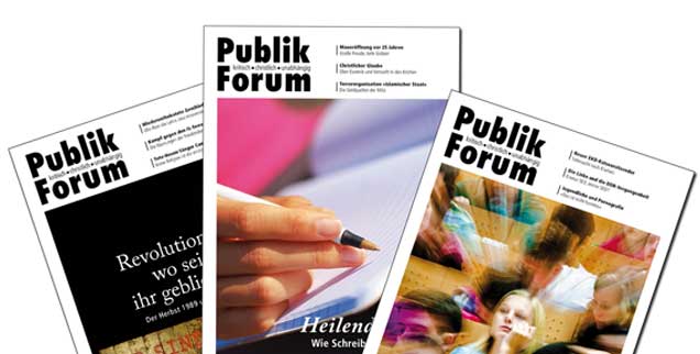 Diskussionsbasis in mittlerweile fast vierzig Leserkreisen quer durch die Republik: Artikel aus Publik-Forum