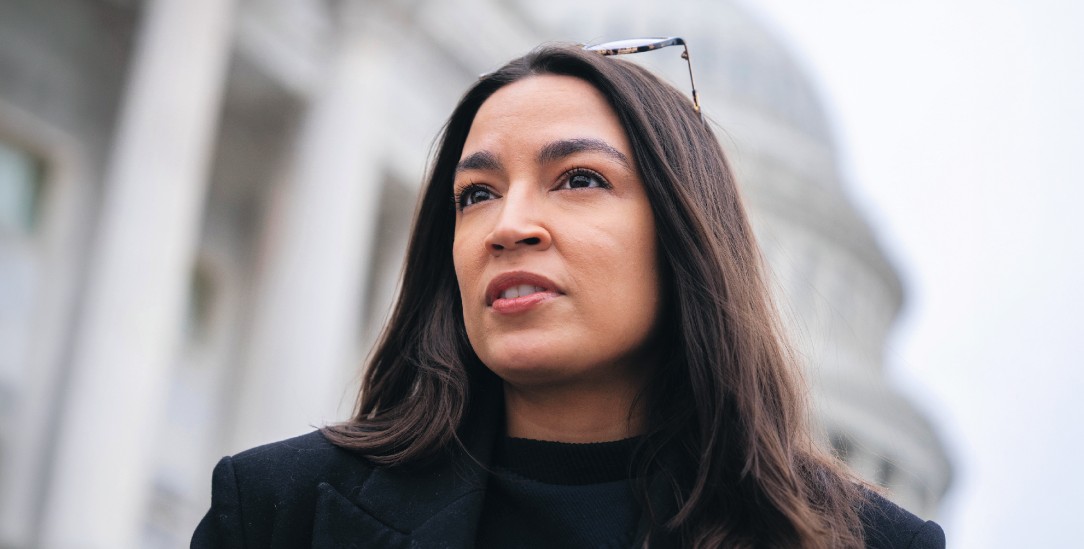 Kandidatur von unten: Alexandria Ocasio-Cortez. (Foto: picture alliance / Sipa USA)