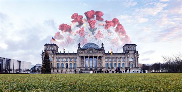  Corona ist das beherrschende Thema: Doch der Bundestag ist derzeit meist außen vor. Das sollte sich ändern. (Foto: pa/Christoph Hardt/Geisler-Fotopres)