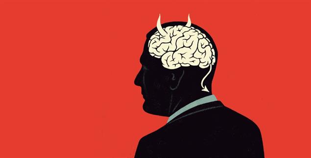 Erst Gedanken, dann Taten:Wie wächst das Böse aus dem Menschen? (Illustration: Jens Bonnke)