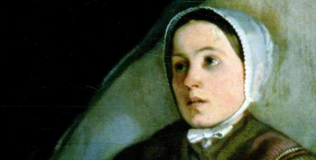 Louise Lateau. (Gemälde: François Sodar, 1869, via Wikipedia)