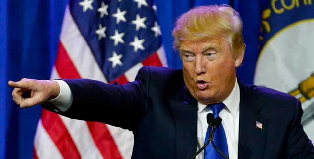 Der »Trumphator« des Super Tuesday: Wer wählt eigentlich Donald Trump?  (Foto: pa/Mark Cornelison/Lexington Herald-Leader/TNS)