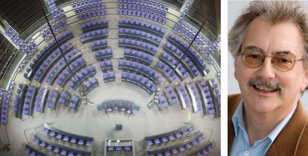 Was wird in diesem Bundestag in den kommenden Jahren geschehen? "Die Wahlsiegerin des 24. Septembers 2017 heißt Angst", sagt Wolfgang Kessler (rechts). (Foto: pa/Kappeler)