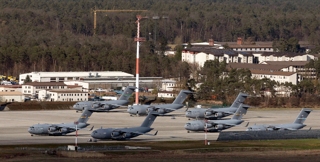 Ramstein Air Base bei Kaiserslautern: Vermutlich essentiell wichtig für den Iran-Krieg. (Foto: IMAGO/Jan Huebner)