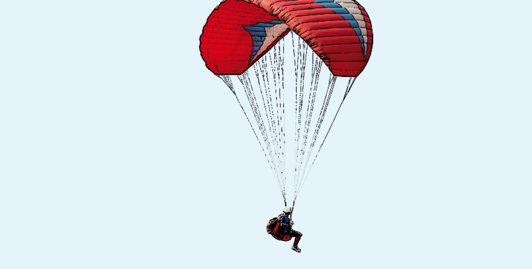 Durch die Luft gleiten und von oben auf den Kirchturm spucken: Unser Kolumnist hat an einem Paraglidingkurs teilgenommen (Foto: Adobe Stock/Gan)