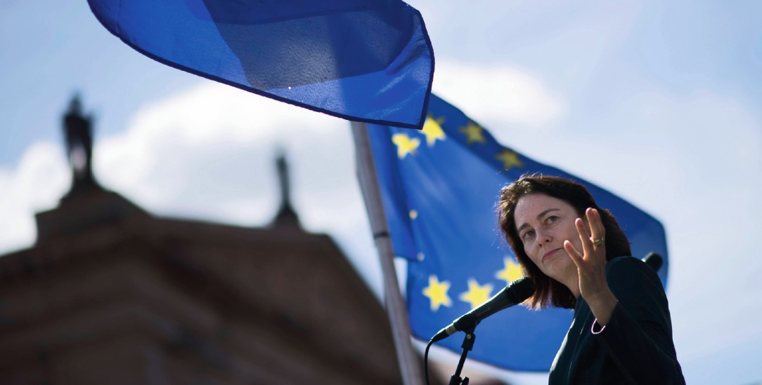 Katarina Barley, Sozialdemokratin und Vizepräsidentin des EU-Parlaments,ist eine überzeugte Europäerin (Foto: imago images/IPON)