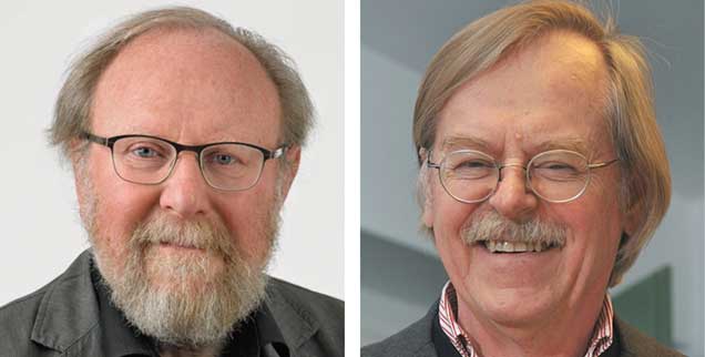 Brauchen wir ein Denkmal, das an die Friedliche Revolution von 1989 erinnert? Wolfgang Thierse (links) sagt: "Ja!" Hans-Jürgen Röder (rechts) findet: "Nein, wir können anders gedenken!" (Fotos: www.thierse.de; epd/lindoerfer)