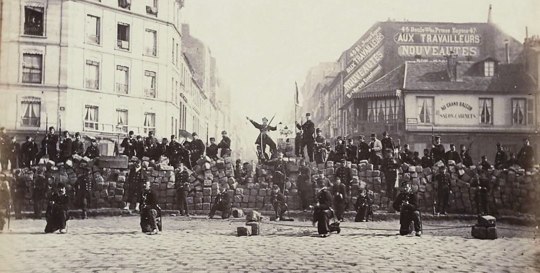 Auf der Barrikade: Paris am 18. März 1871 (Foto: CC0 Paris Musées / Musée Carnavalet)