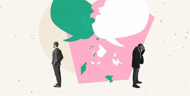 Dass andere Menschen uns fremd sind, ist eine Zumutung. Gerade die braucht es aber für eine Demokratie. (Illustration: istock by Getty / Anton Vierietin)