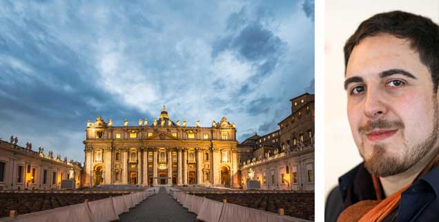 Am Ende des Vatikan-Gipfels: Der Vorhang fällt - und alle Fragen offen. »So wird die Kirche ihre Glaubwürdigkeit nicht wieder herstellen können«, sagt Thomas Andonie (rechts). (Fotos: pa/Wolf; KNA)