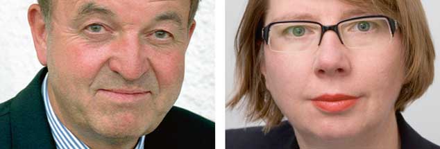 Sollen Schüler heute noch Latein lernen? Ex-Wirtschaftslenker Jörg Menno Harms sagt: "Ja!" Psychologin Elsbeth Stern sagt: "Nein!" (Fotos: HS-Furtwangen; ETH Zürich)