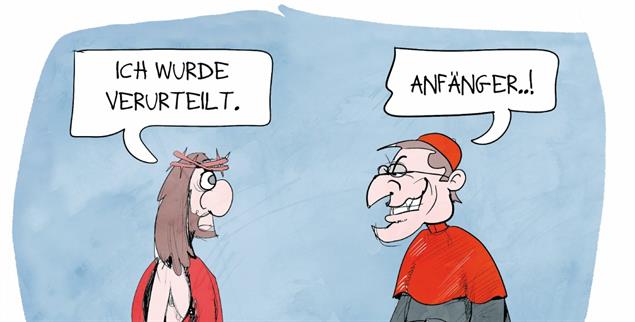 (Zeichnung: pa/diekleinert/Kostas Koufogiorgos)