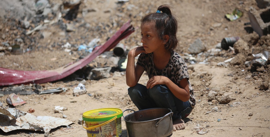 Hilfswerke bezeichnen die Lage von Kindern in Gaza als katastrophal, Hannover und andere Städte wollen einigen Kindern helfen und sie nach Deutschland holen.(Foto: PA / Anadolu / Hassan Jedi)