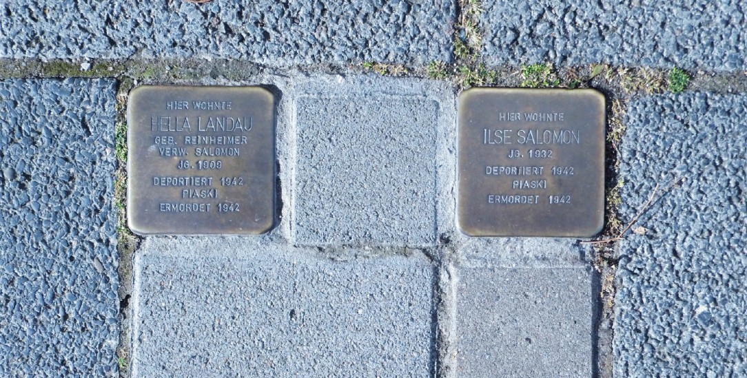 Erinnern an Menschen und ihre Geschichte: Stolpersteine in Darmstadt (Foto: Mierzwa)