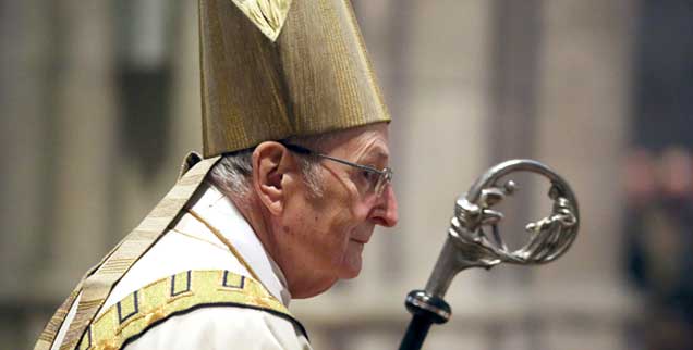 Kardinal Joachim Meisner, auf dem Weg in seinen letzten Amtsmonat: Am 28. Februar wird er emeritiert. (Foto: pa/Berg)