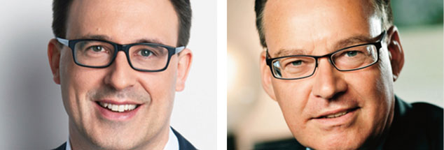 Mieten staatlich begrenzen? Sören Bartol (links) sagt: »Ja!« Axel Gadeschko (rechts) findet: »Nein!« Und Ihre Meinung? Nehmen Sie teil an unserer aktuellen Online-Umfrage. (Fotos: Pressebild SPD/Knoll; Presebild/GDW/Urban Ruths)