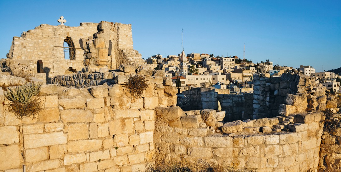Die Georgs-Kirche in Taybeh, dem neutestamentlichen Ort Ephraim.