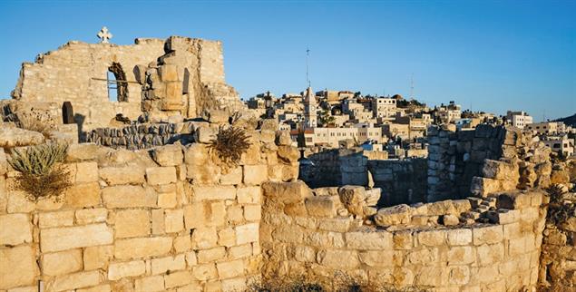 Die Georgs-Kirche in Taybeh, dem neutestamentlichen Ort Ephraim.