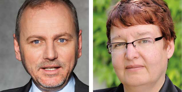 Kindheit besser ohne Computer? Gerald Lembke sagt: Ja! Antje Bostelmann sagt: Nein! (Fotos: Pressebilder)