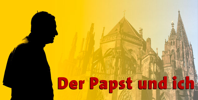 Papst Benedikt XVI. in Freiburg: Hier trifft er sich mit Grünen und Christdemokraten, mit den katholischen Bischöfen und den Spitzen des Verbandskatholizismus. Ob er zufällig auch über Reformgruppen stolpert? (Bildmaterial: pa)