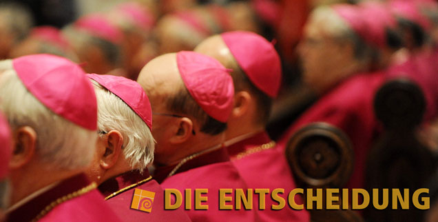 Marx, Bode - oder wer? Den Namen des neuen Vorsitzenden der Bischofskonferenz werden wir morgen erfahren. (Foto: pa/dpa/Maurizio Gambarini)