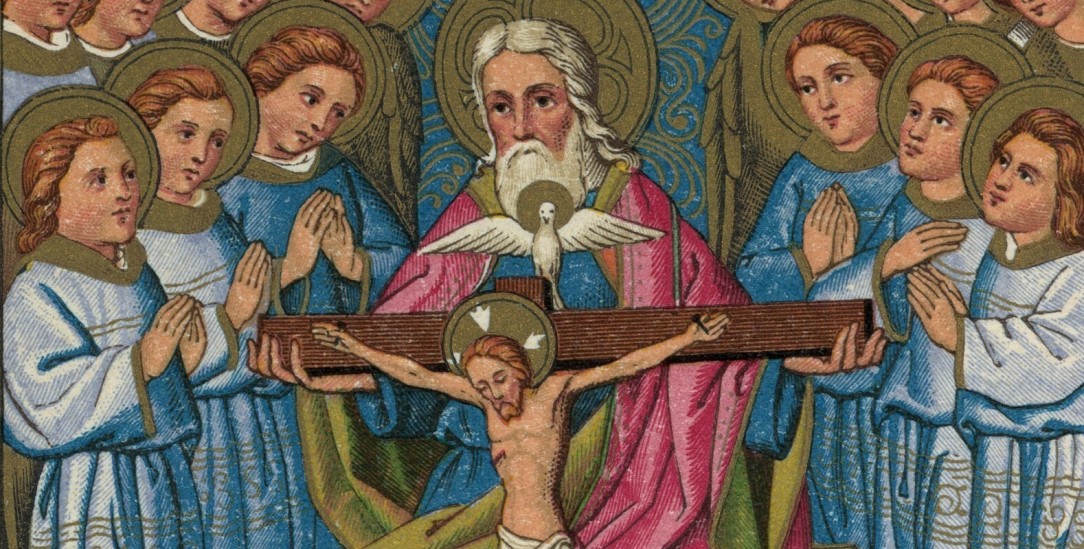 Vater, Sohn und Heiliger Geist - noch zeitgemäß? Mittelalterliche Darstellung der Dreifaltigkeit (Foto: PA)