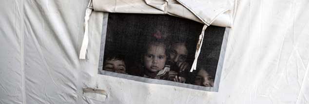 Flucht vor dem Bürgerkrieg in Syrien: Mehr als eine Million Menschen haben ihre Heimat verlassen, darunter viele Kinder. Pro Asyl fordert von der Bundesregierung und der Europäischen Union eine großzügige Aufnahme Schutzsuchender  (Foto: pa/Keogh/Wostok Press)