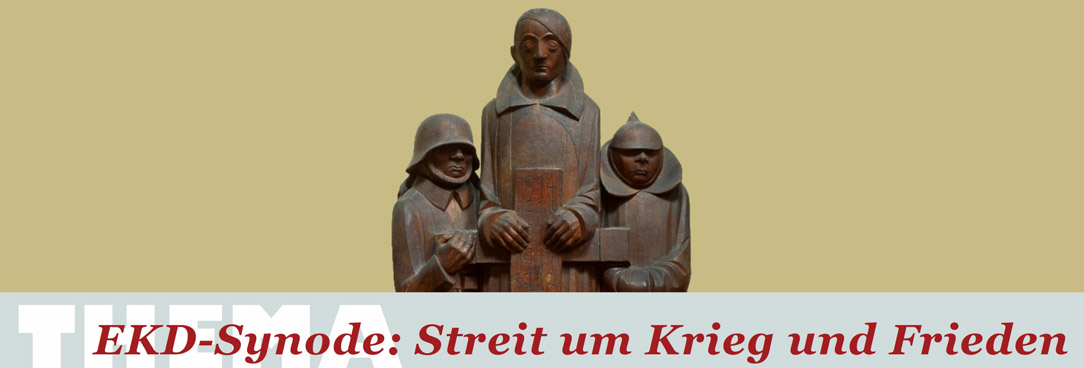 EKD-Synode: Streit um Krieg und Frieden