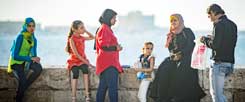 Trügerische Idylle? In Alexandria wirkt das Leben friedlich. Viele Menschen ziehen sich angesichts staatlicher Repression ins Private zurück (Foto: Großmann)