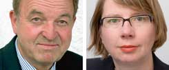 Sollen Schüler heute noch Latein lernen? Ex-Wirtschaftslenker Jörg Menno Harms sagt: "Ja!" Psychologin Elsbeth Stern sagt: "Nein!" (Fotos: HS-Furtwangen; ETH Zürich)