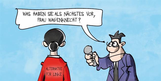 (Illustration: pa/diekleinert.de/Kostas Koufogiorgos)