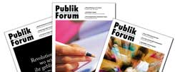 Diskussionsbasis in mittlerweile fast vierzig Leserkreisen quer durch die Republik: Artikel aus Publik-Forum