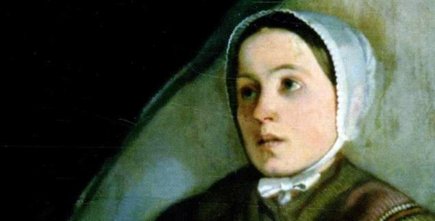 Wunder oder Betrug? Rudolf Virchow wollte die hungernde Louise Lateau nicht untersuchen. (Gemälde: François Sodar, 1869, via Wikipedia)