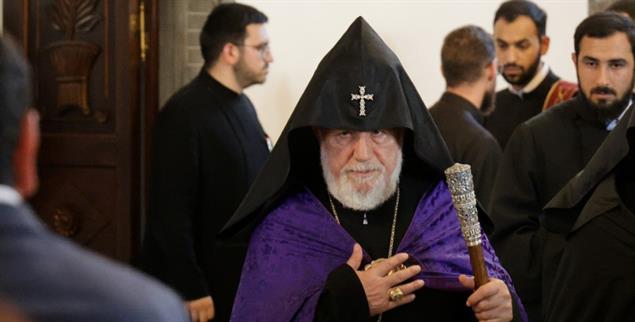 Oberster Patriarch und Katholikos aller Armenier: Karekin II. (Foto: PA/TASS/Alexander Patrin)