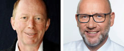 Cannabis legalisieren? Jugendrichter Andreas Müller (links) sagt: »Ja!« Rechtsanwalt Nikolaos Sakellariou (rechts) sagt: »Nein!« (Fotos: Herder/Pielken; privat)