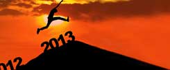 Der Sprung ins  Neue Jahr 2013: Was gibt Mut, was Hoffnung auf eine gerechtere Gesellschaft? (Foto: Paulus Nugroho R/Fotolia)