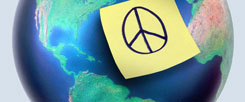 Die Welt im Blick: Schwerpunkte der Ökumenischen Versammlung 2014  sind "Heimat Erde", "Solidarisches Wirtschaften", Klimawandel und Gewaltüberwindung (Foto: Collins/Corbis)